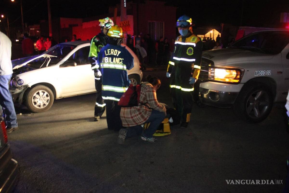 Reportan jornada de accidentes en Saltillo