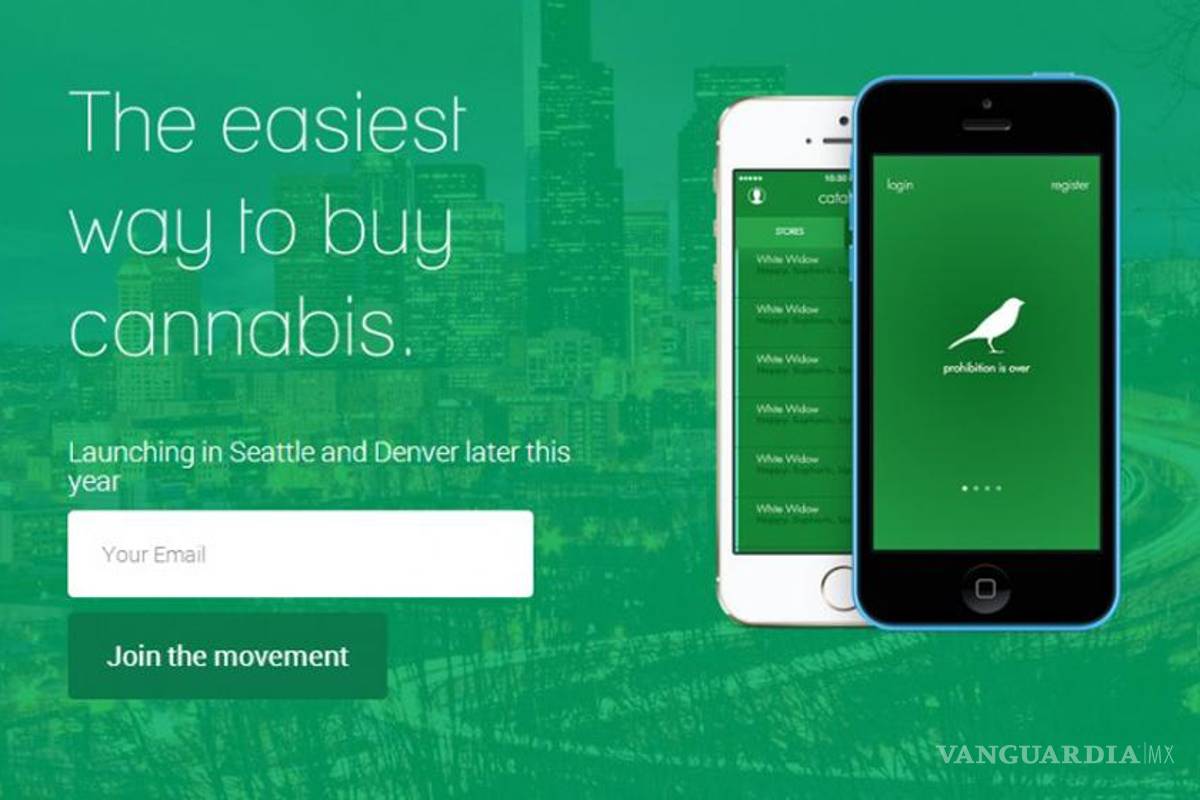 Lanzan app para comprar mariguana