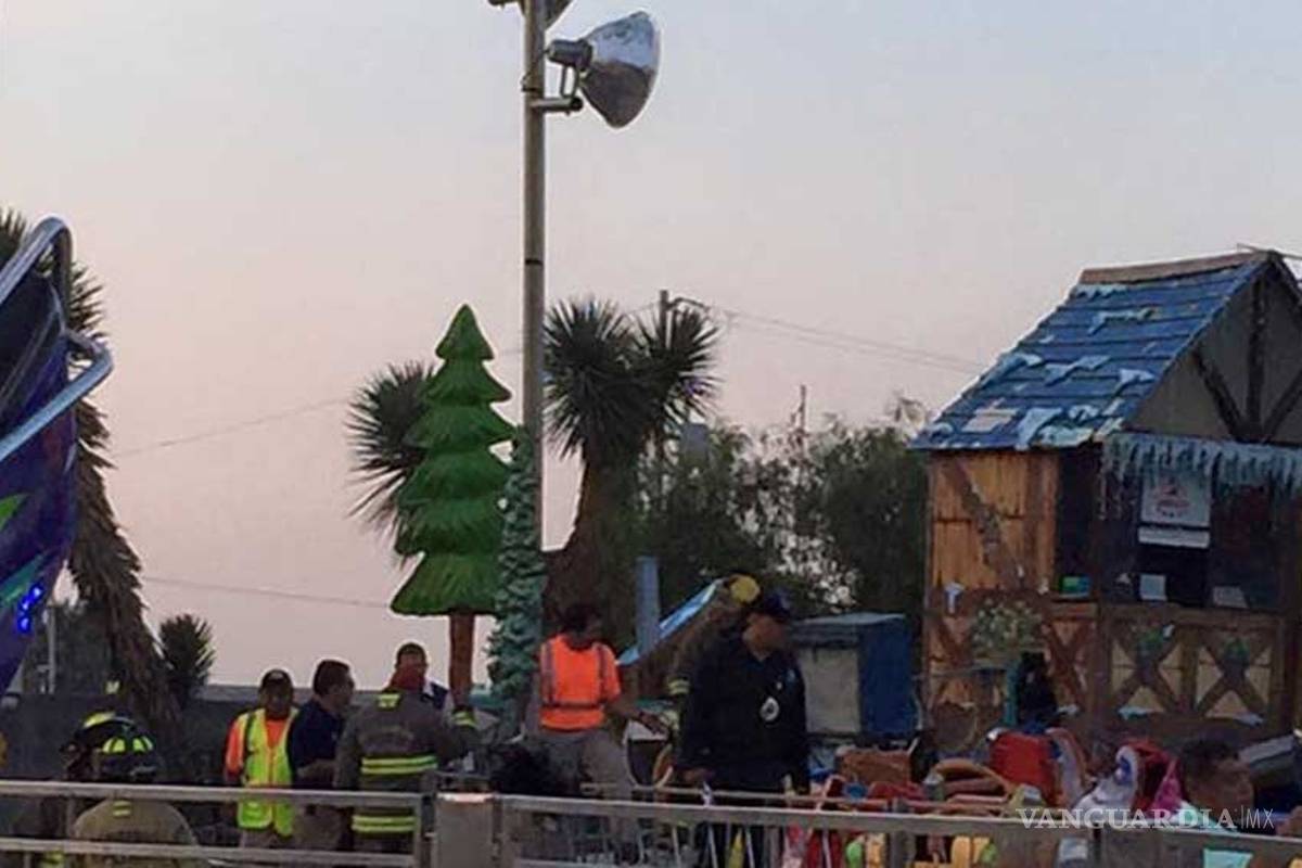 Juego de la Feria de Saltillo amputa dedos a niña