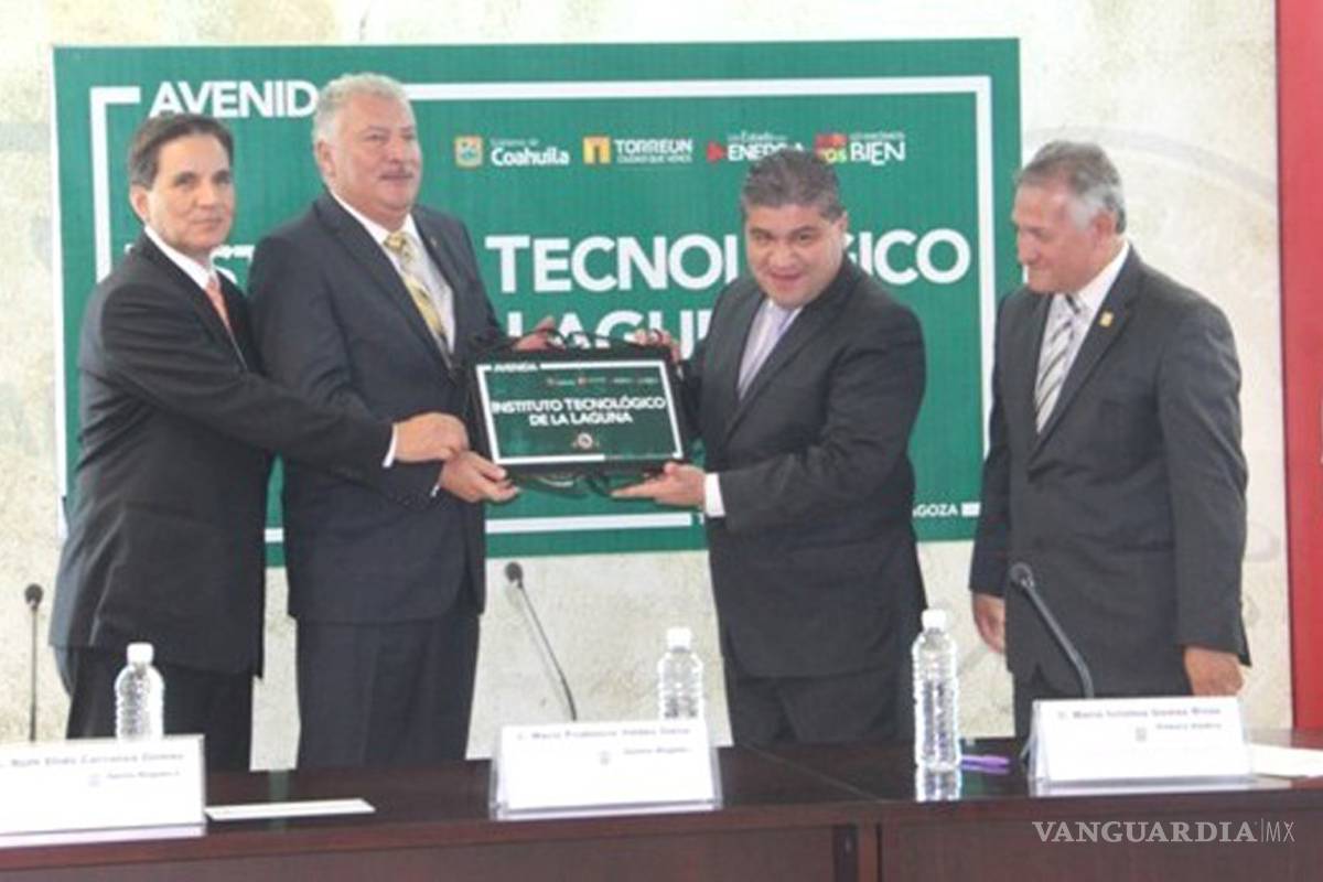 Imponen nombre de Instituto Tecnológico de La Laguna a calle de Torreón