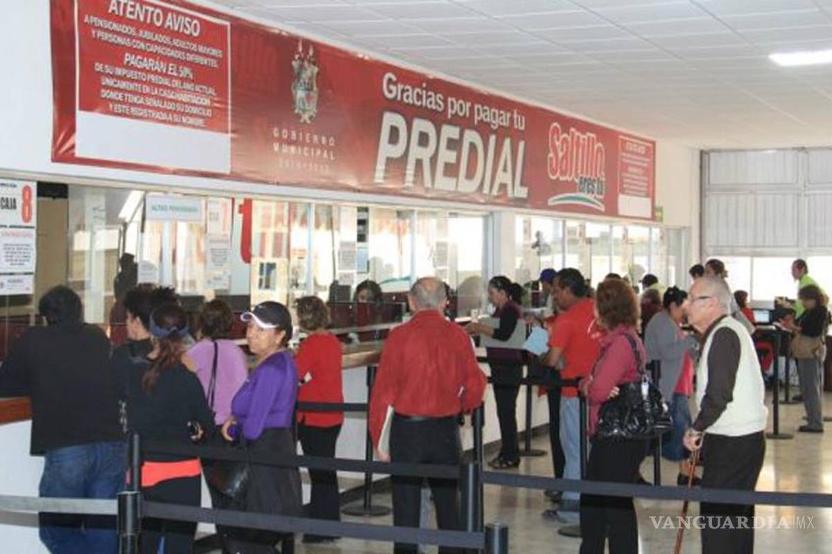 Prepara Saltillo alza en predial