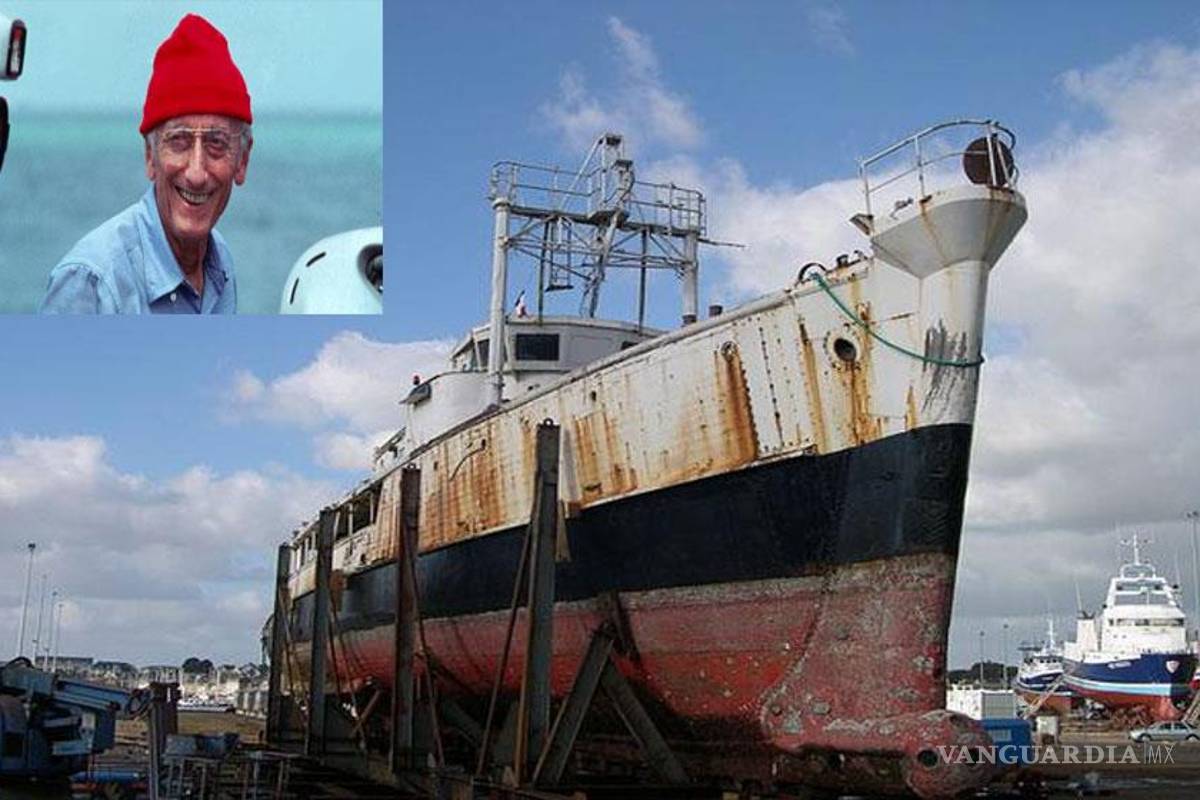 Barco "Calypso" de Jacques-Yves Cousteau terminará en una subasta