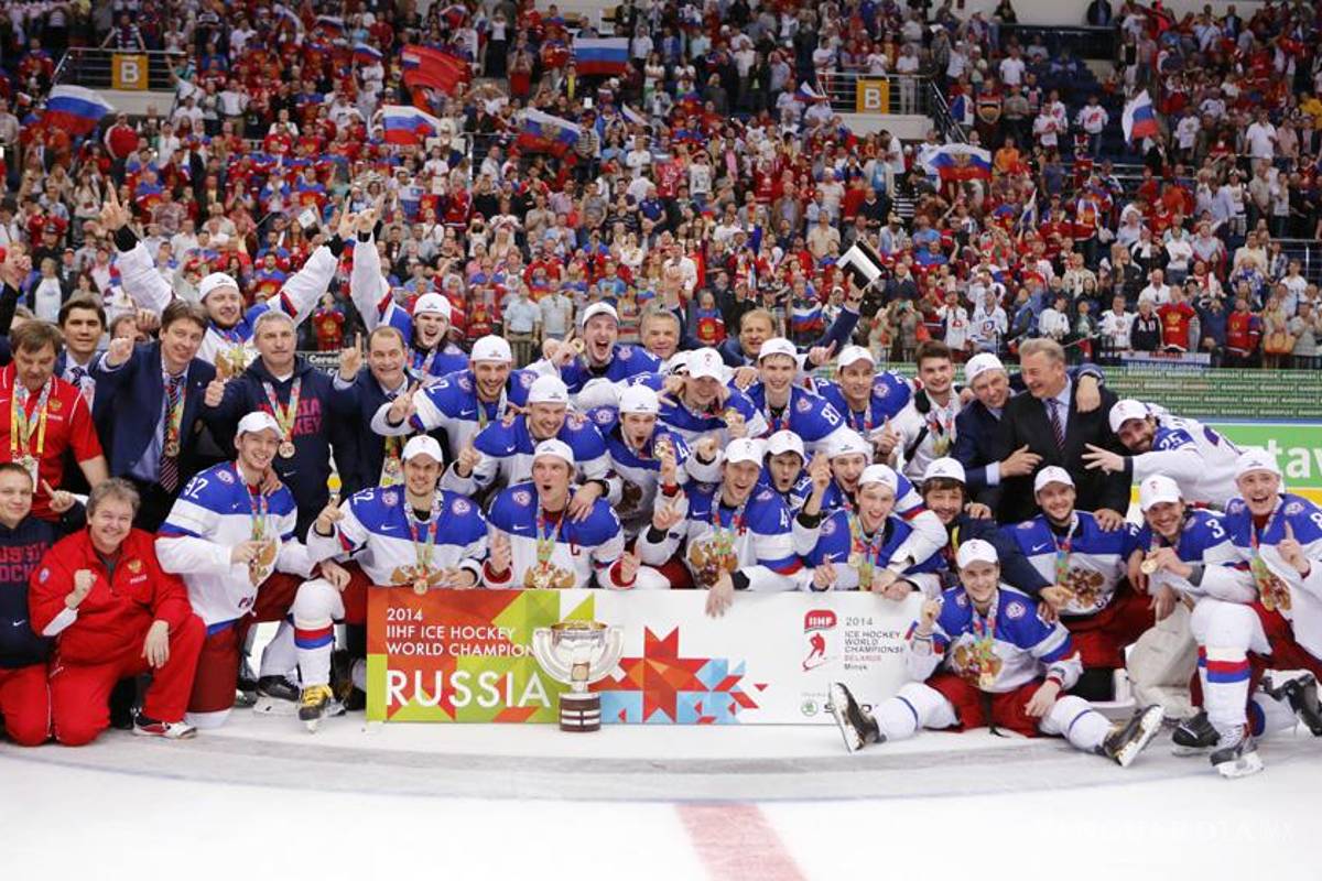 Rusia gana el Mundial de hockey sobre hielo y cura herida de Sochi