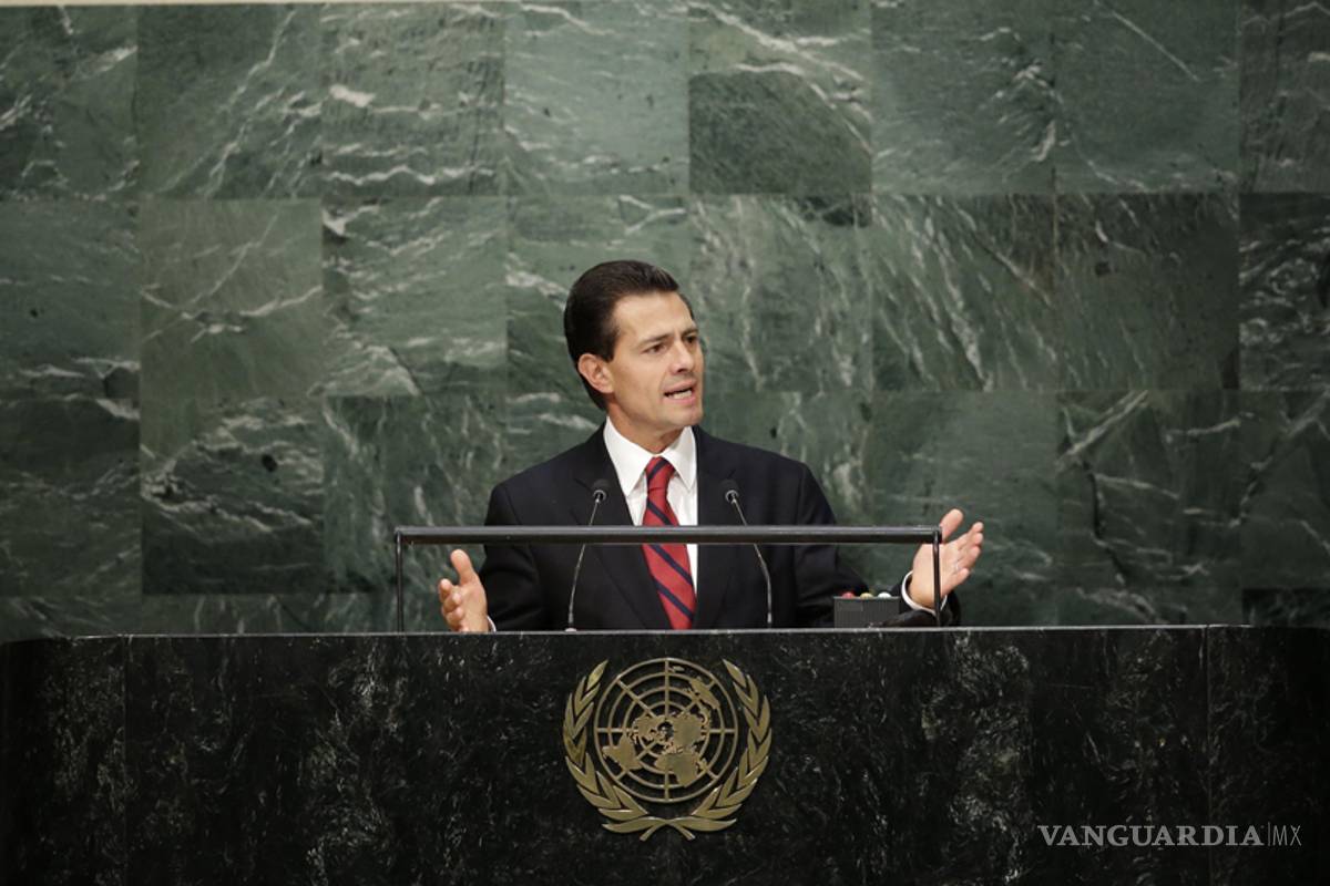 Protección mundial a migrantes debe surgir de la ONU, afirma EPN