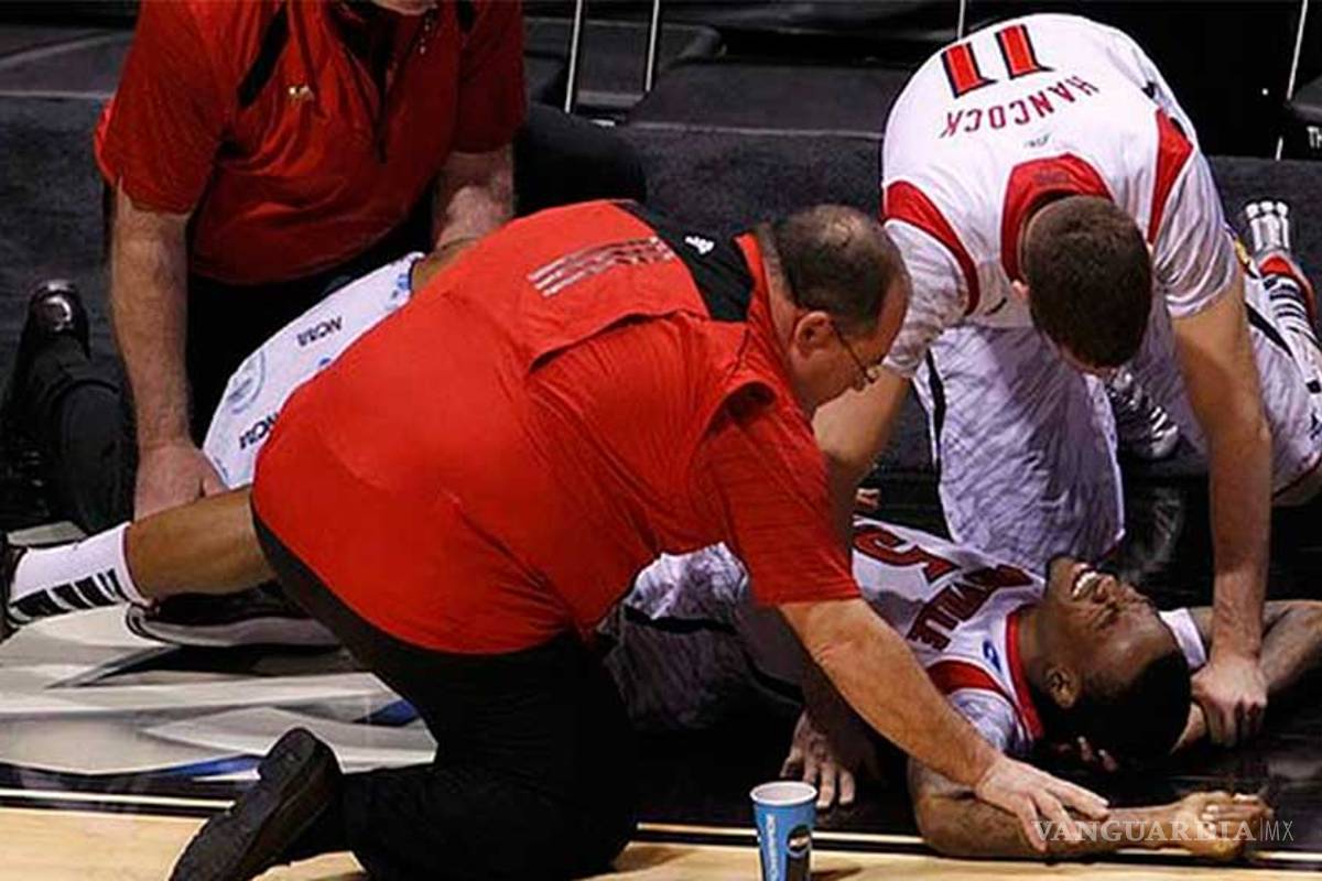 La terrible lesion de Kevin Ware en la NCAA