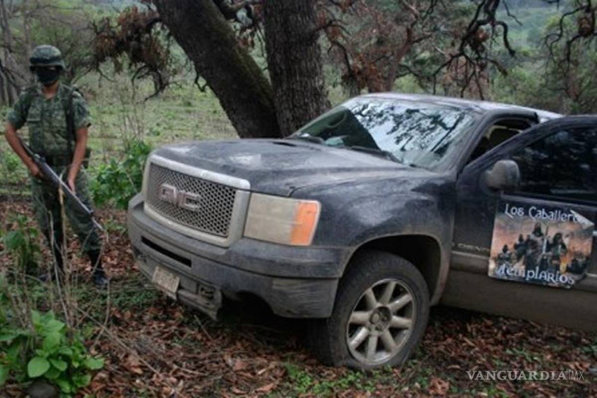 Incluyen en lista de narcos de EU a `Los Caballeros Templarios'