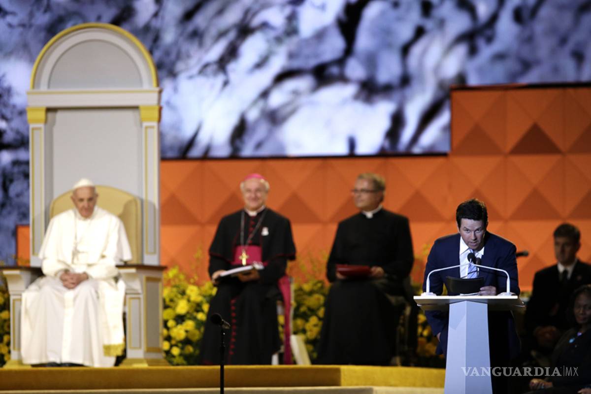 Wahlberg no recomienda sus películas al papa Francisco