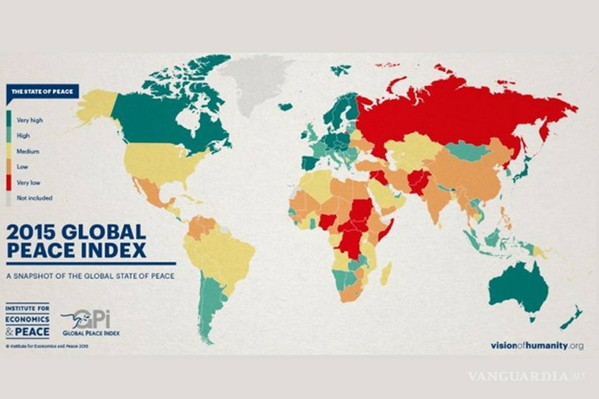 Índice Global de la Paz muestra un mundo cada vez más dividido