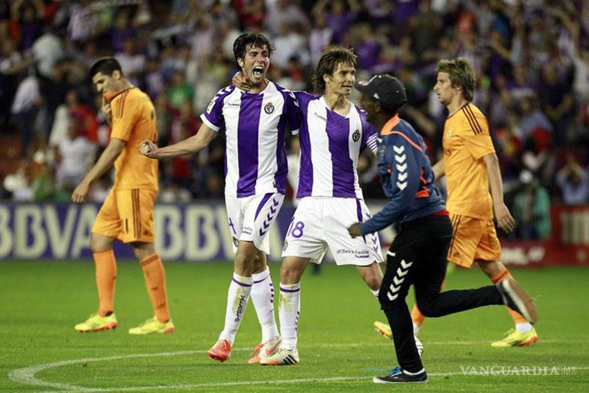 Real Madrid empata con Valladolid y se aleja de la liga en España