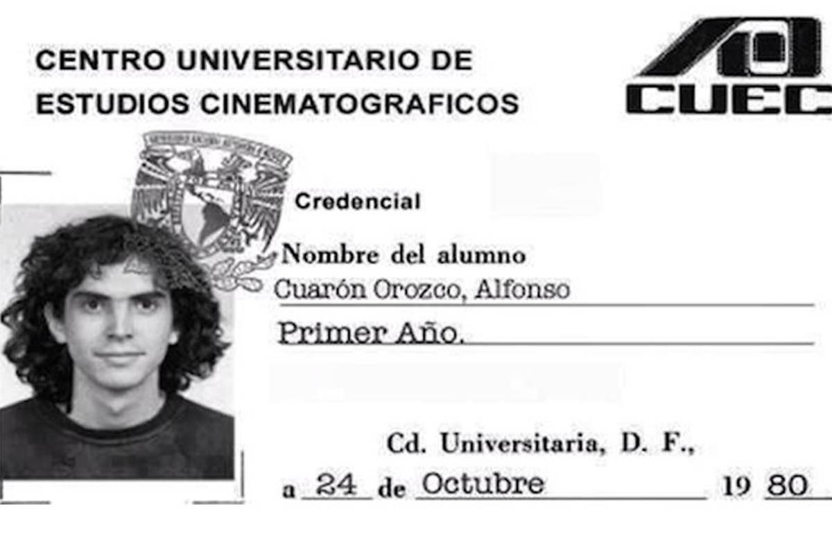 Alfonso Cuarón hace 33 años: su credencial del CUEC circula en las redes