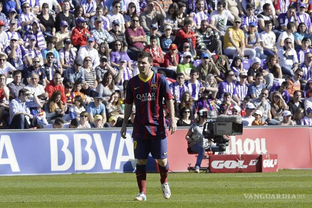 Se dobla el Barcelona ante el Valladolid y cae en la liga