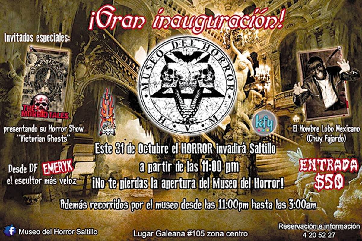 Finalmente llega la apertura del Museo del Horror