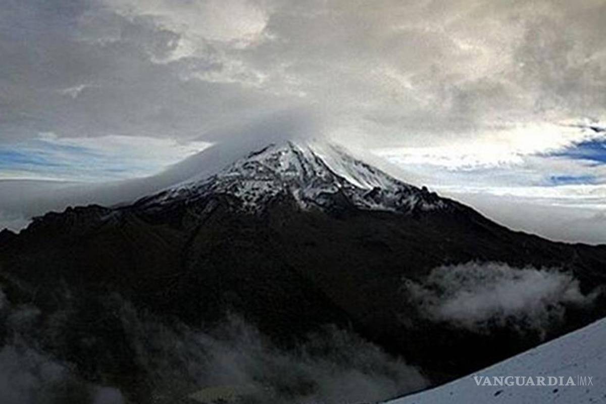 Se viste de blanco Sierra Negra de Puebla
