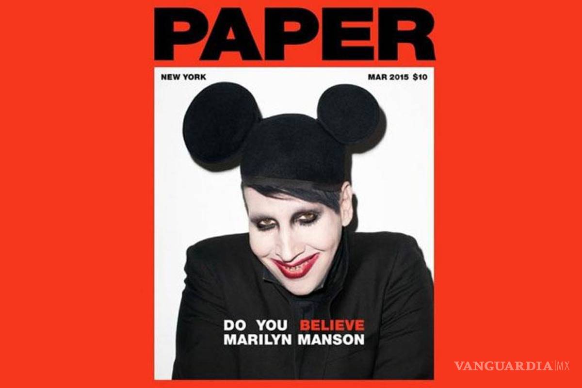 Marilyn Manson es un tétrico 'Mickey Mouse'