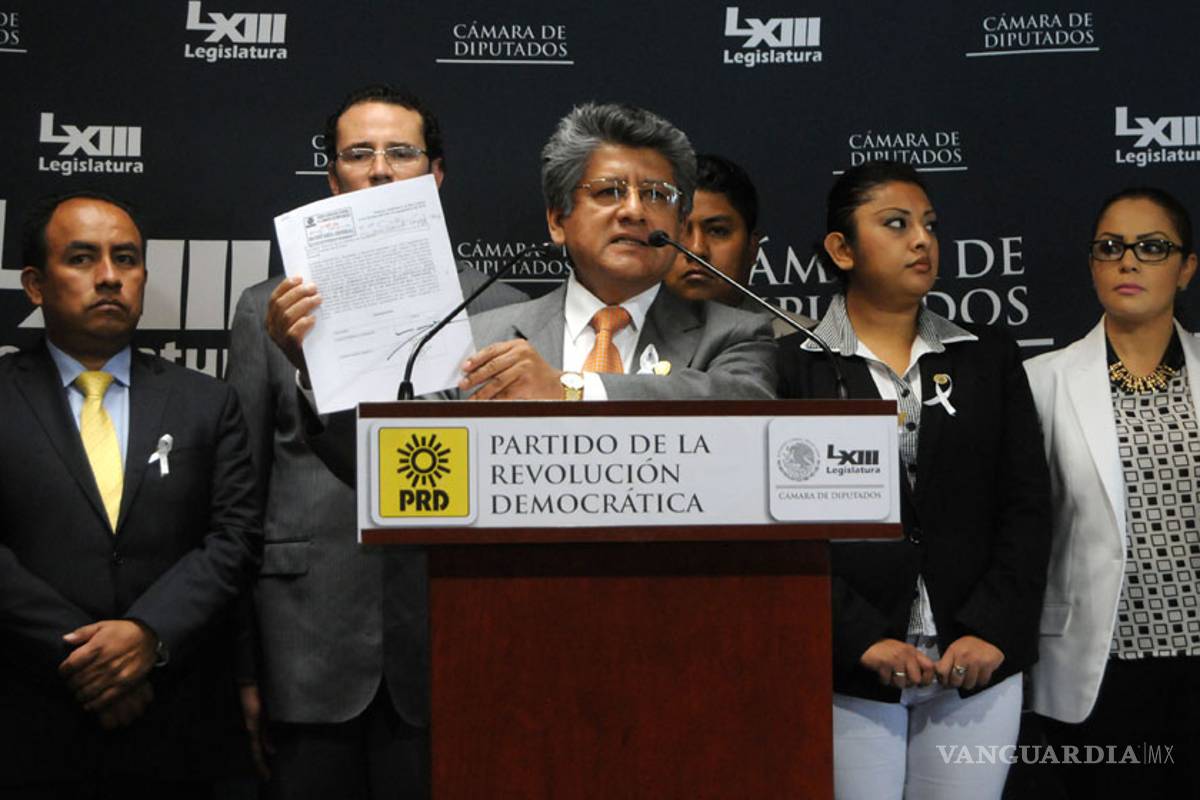 Diputados del PRD solicitan juicio político contra Murillo