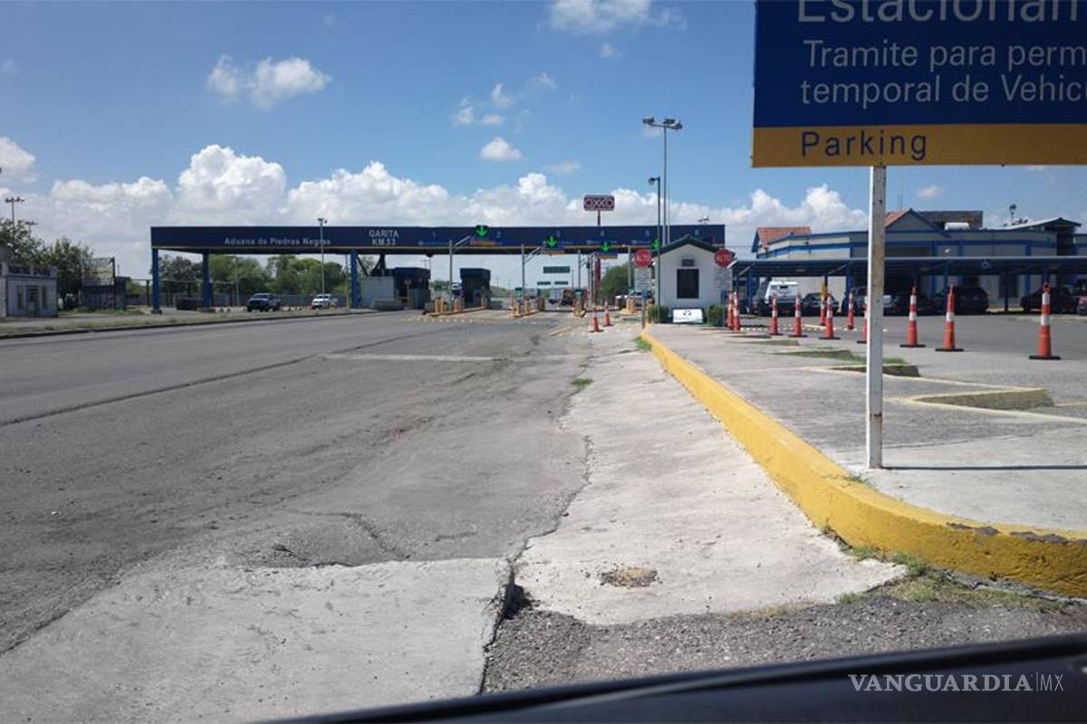 Cierran garita aduanal en Allende, Coahuila; queda libre la entrada al interior del país