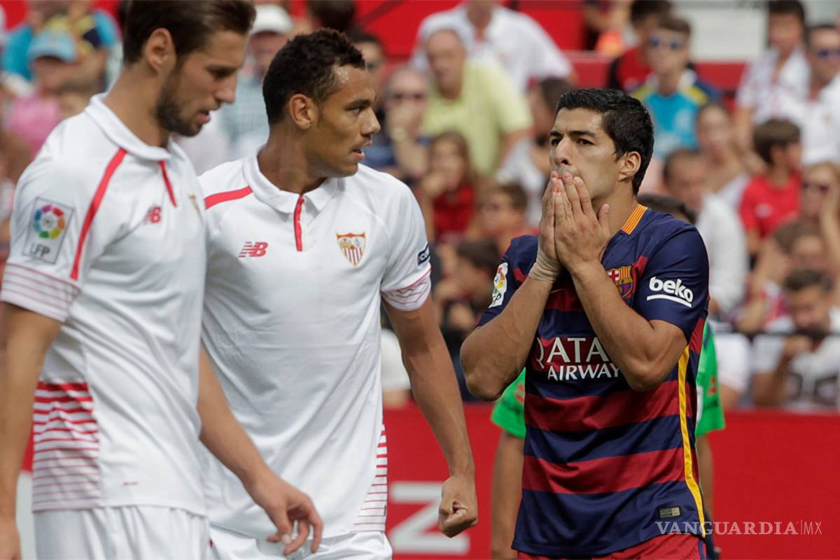 Sin Messi, Barcelona cae 2-1 ante Sevilla