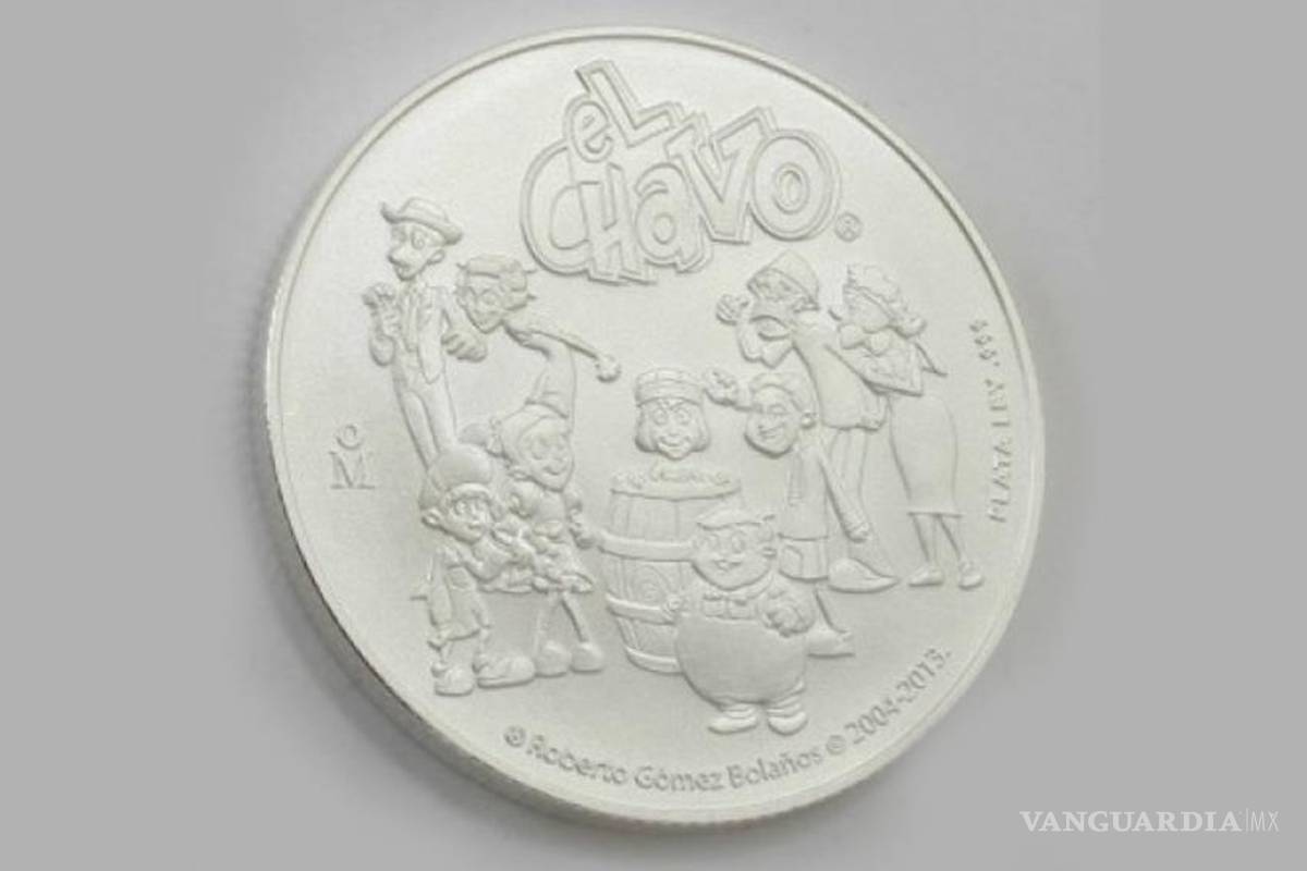 Conmemora la Casa de Moneda a "El Chavo" con monedas de plata