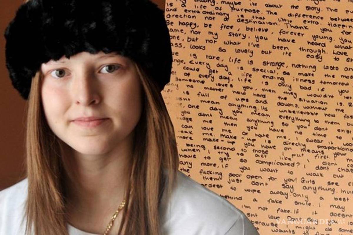 &quot;La felicidad depende de nosotros mismos&quot;: mensaje oculto de niña víctima del cáncer