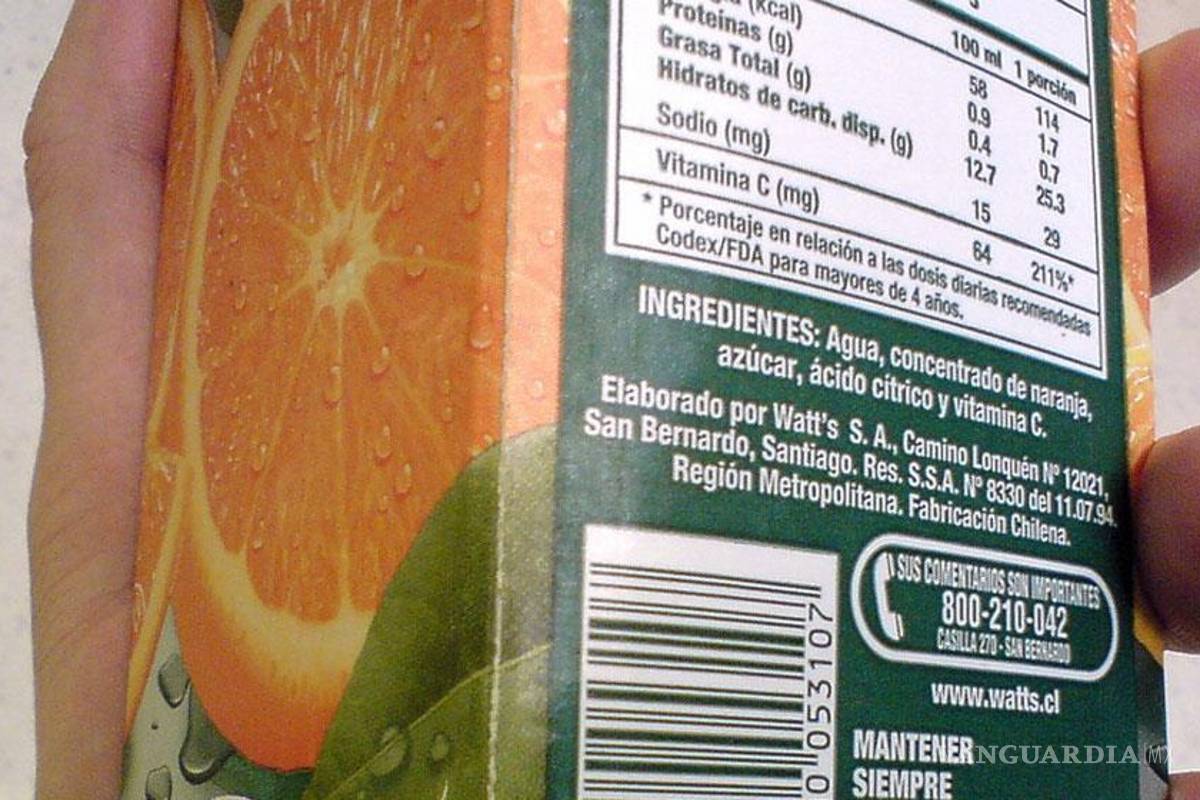 Jugos de frutas, 'tan malos' como los refrescos