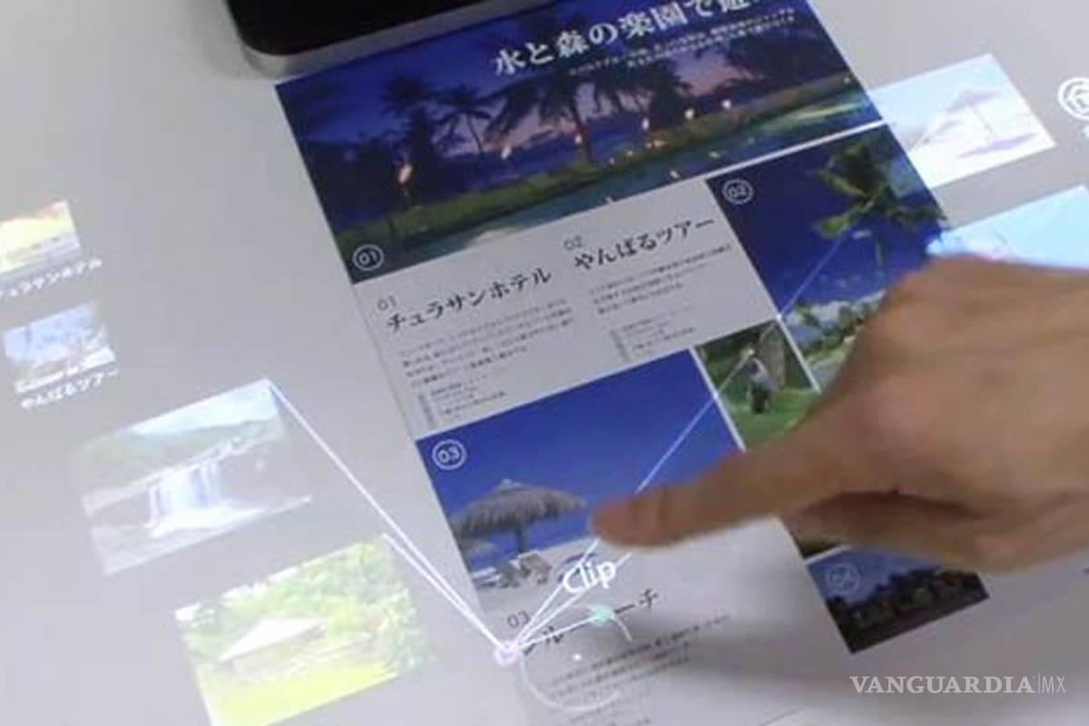 Crean una tecnología que "transforma" el papel en pantalla táctil