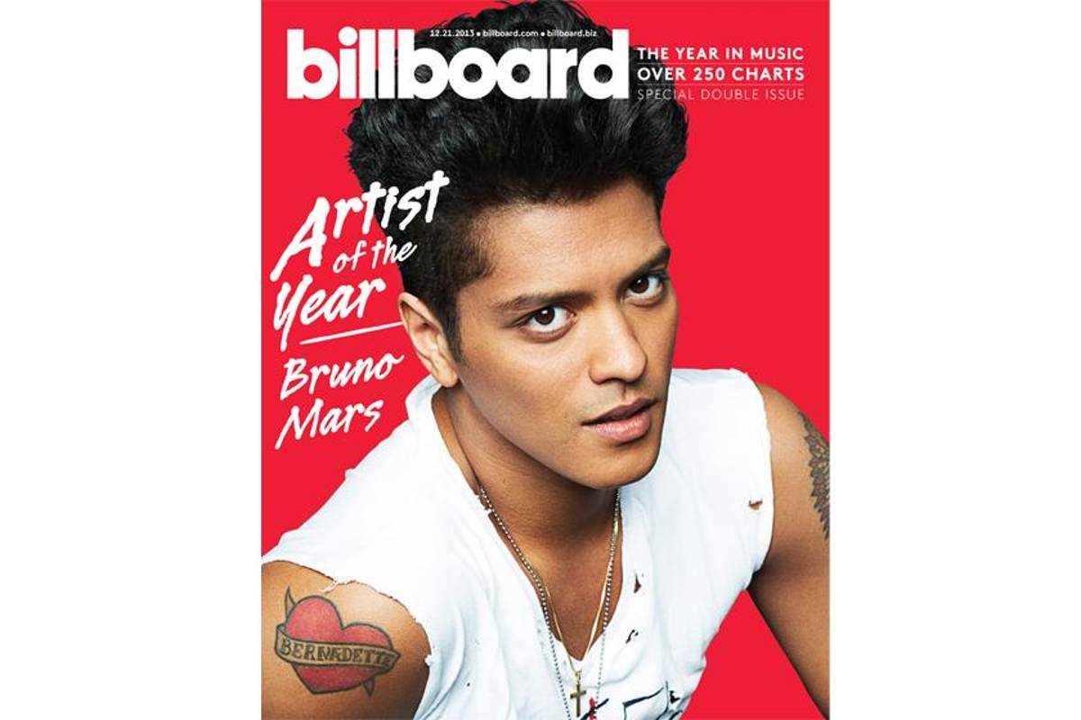 Bruno Mars y Taylor Swift, artistas del año: Billboard