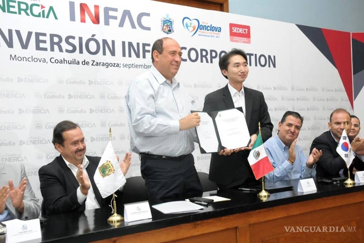Llega INFAC Corporation a Monclova con 15 mdd