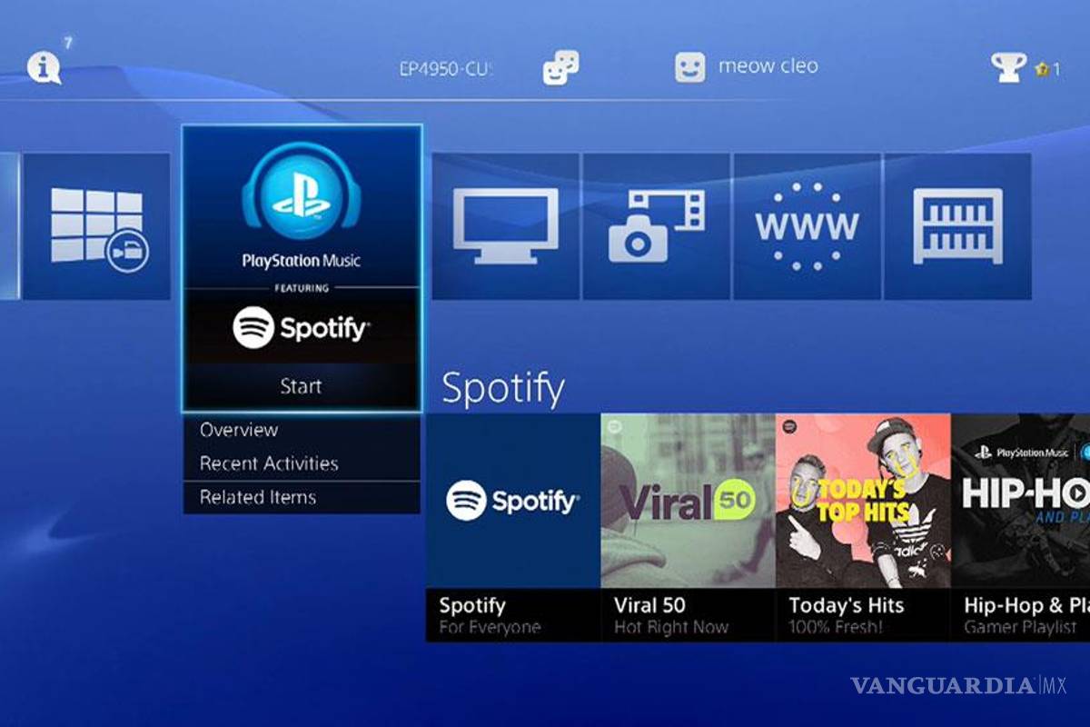 Spotify llega a la PlayStation, reemplaza a servicio de Sony