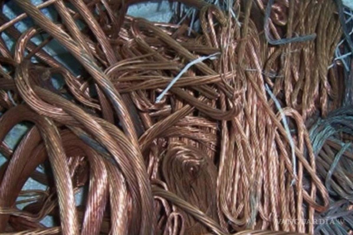 Robar cable de cobre será castigado con 7 años de cárcel