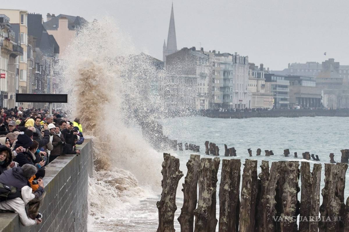 Así ocurrió la 'marea del siglo'; el mar creció 14.6 metros