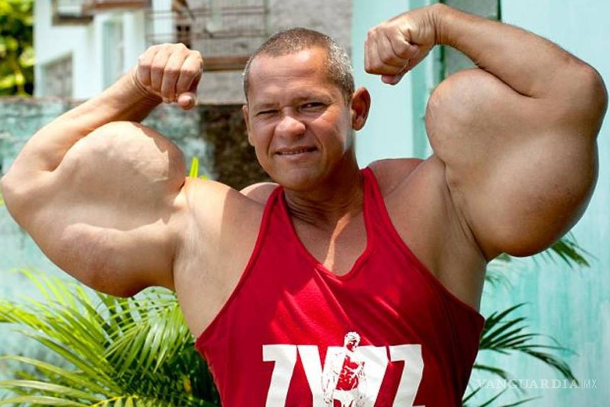 Arlindo de Souza, el hombre con los bíceps más grandes del mundo
