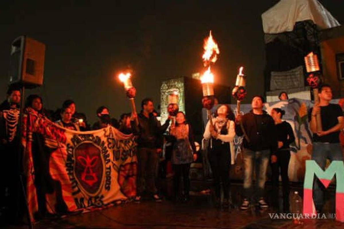 Instalan estudiantes rechazados plantón en CU