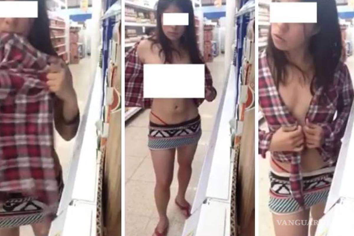 Mujer que grabó video porno en un Oxxo ¡Hace otro en Soriana!