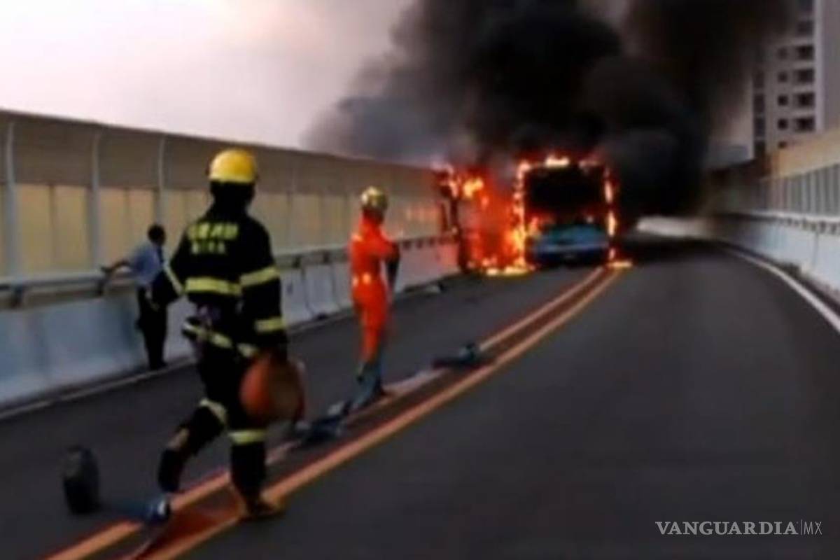Suicida provocó incendio en autobús en China