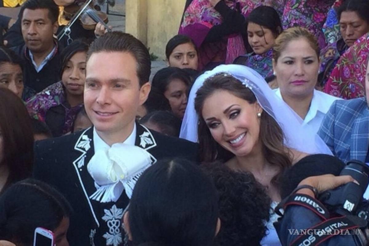 Manuel Velasco y Anahí, marido y mujer