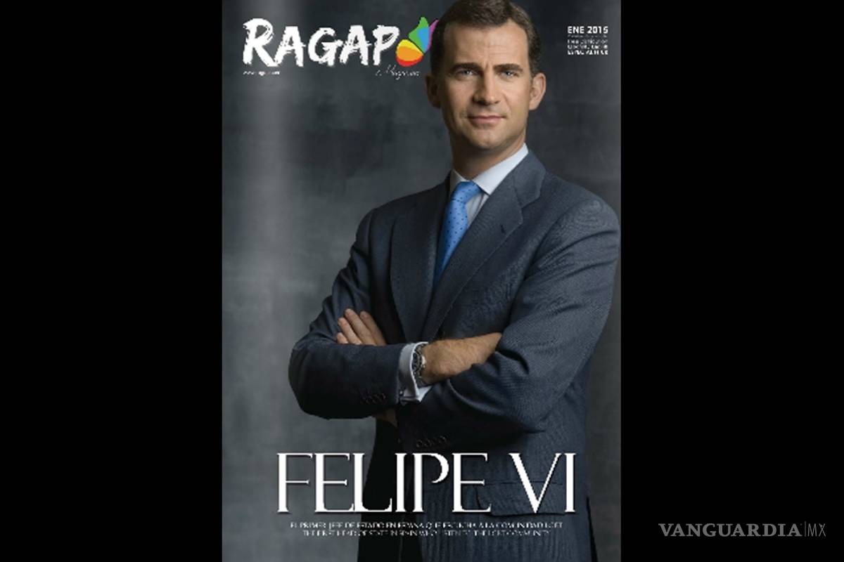 El rey de España, Felipe VI, es portada de la revista gay 'Ragap'