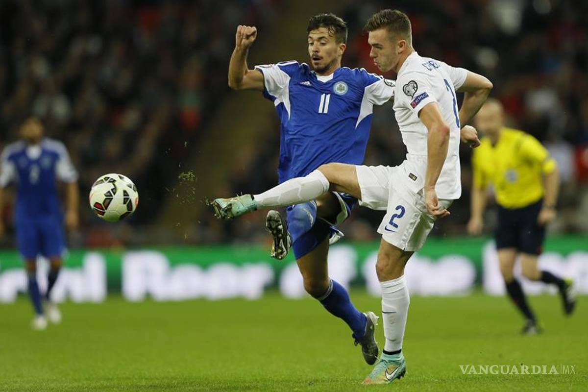 Inglaterra aplasta 5-0 a San Marino