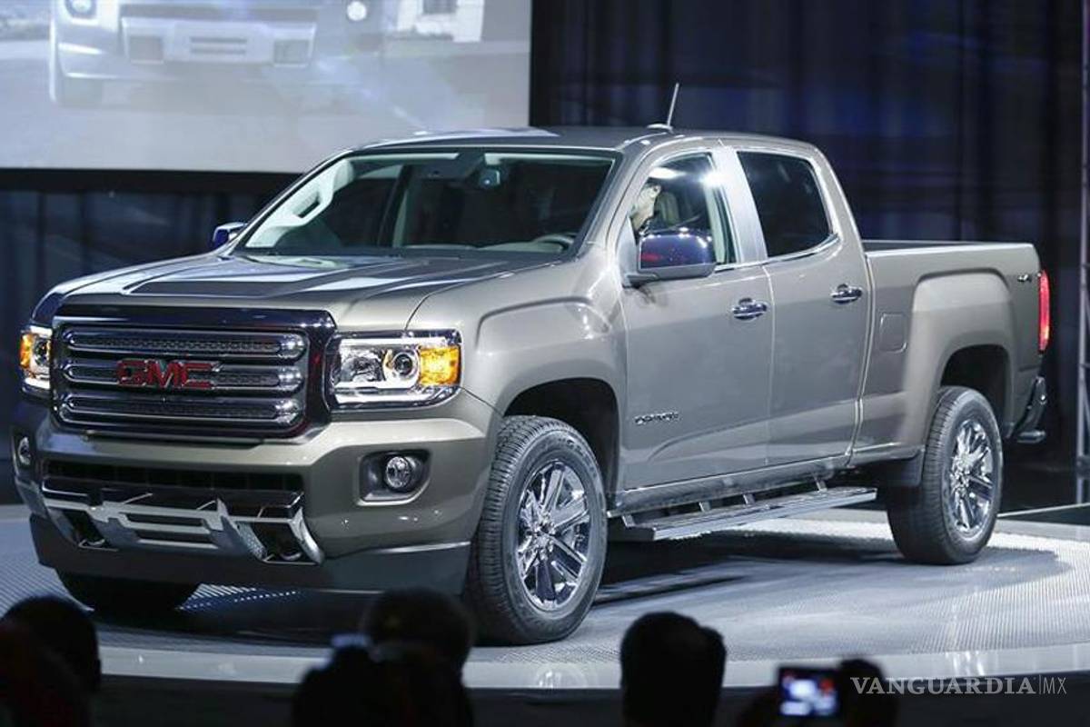 GM presenta el "pickup" GMC Canyon en Detroit