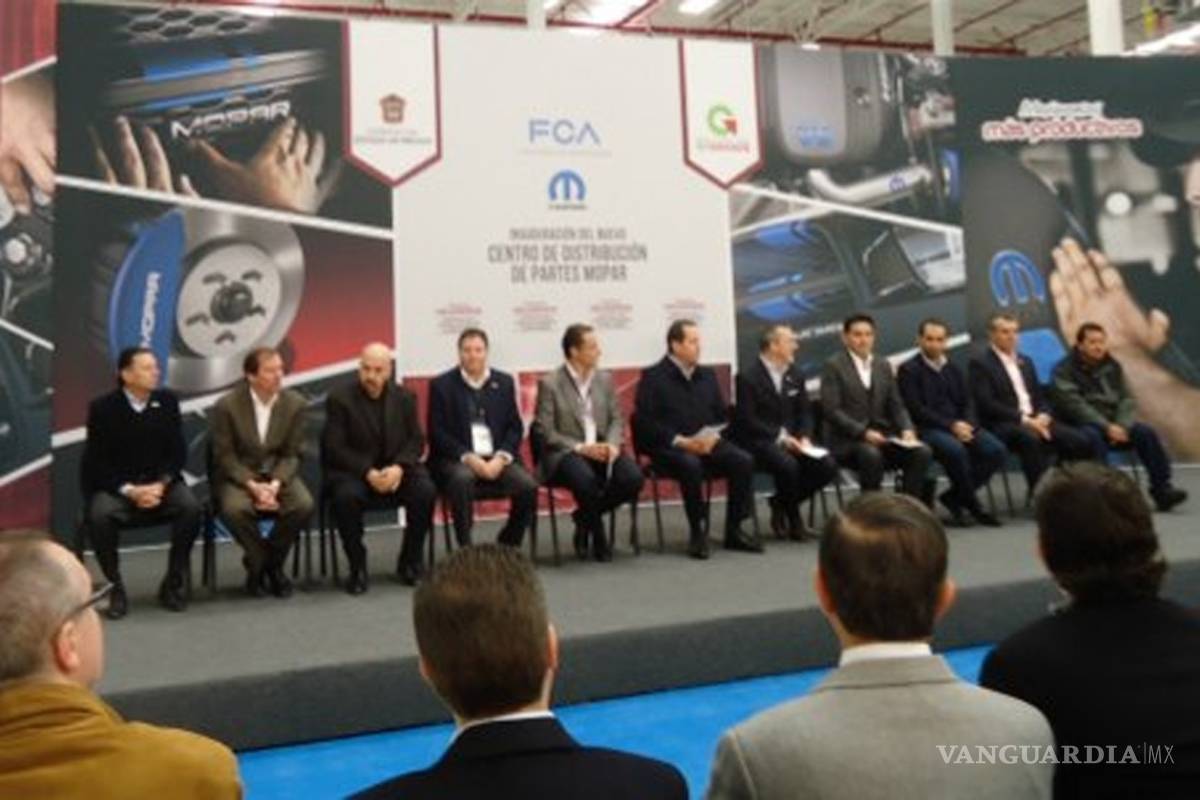 FCA México inaugura centro Mopar
