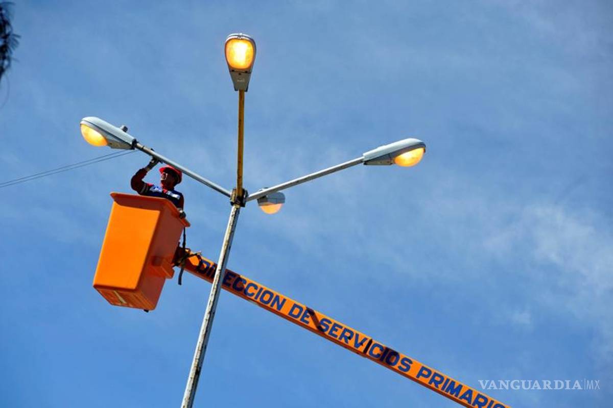 Avance del 77.75% de reemplazo de luminarias en Saltillo
