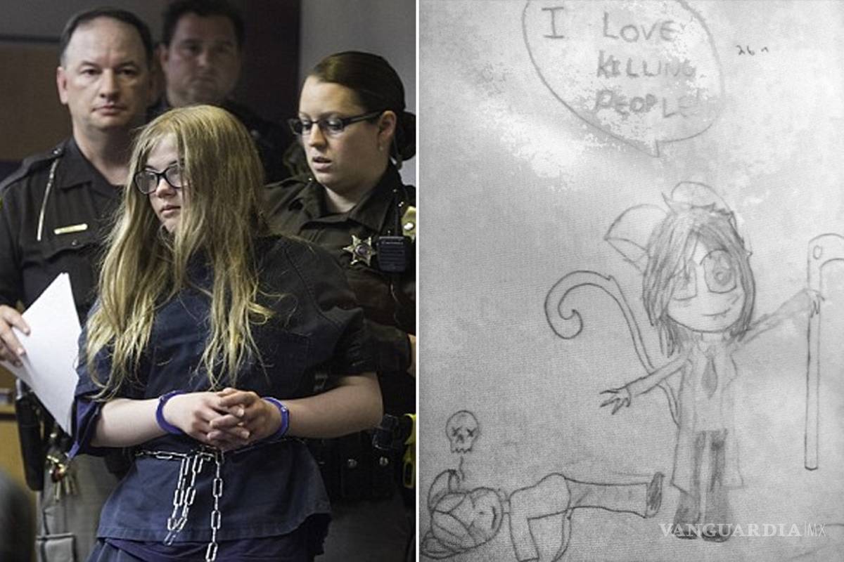 "Amo matar gente": Los aterradores dibujos de la niña asesina de 'Slenderman'