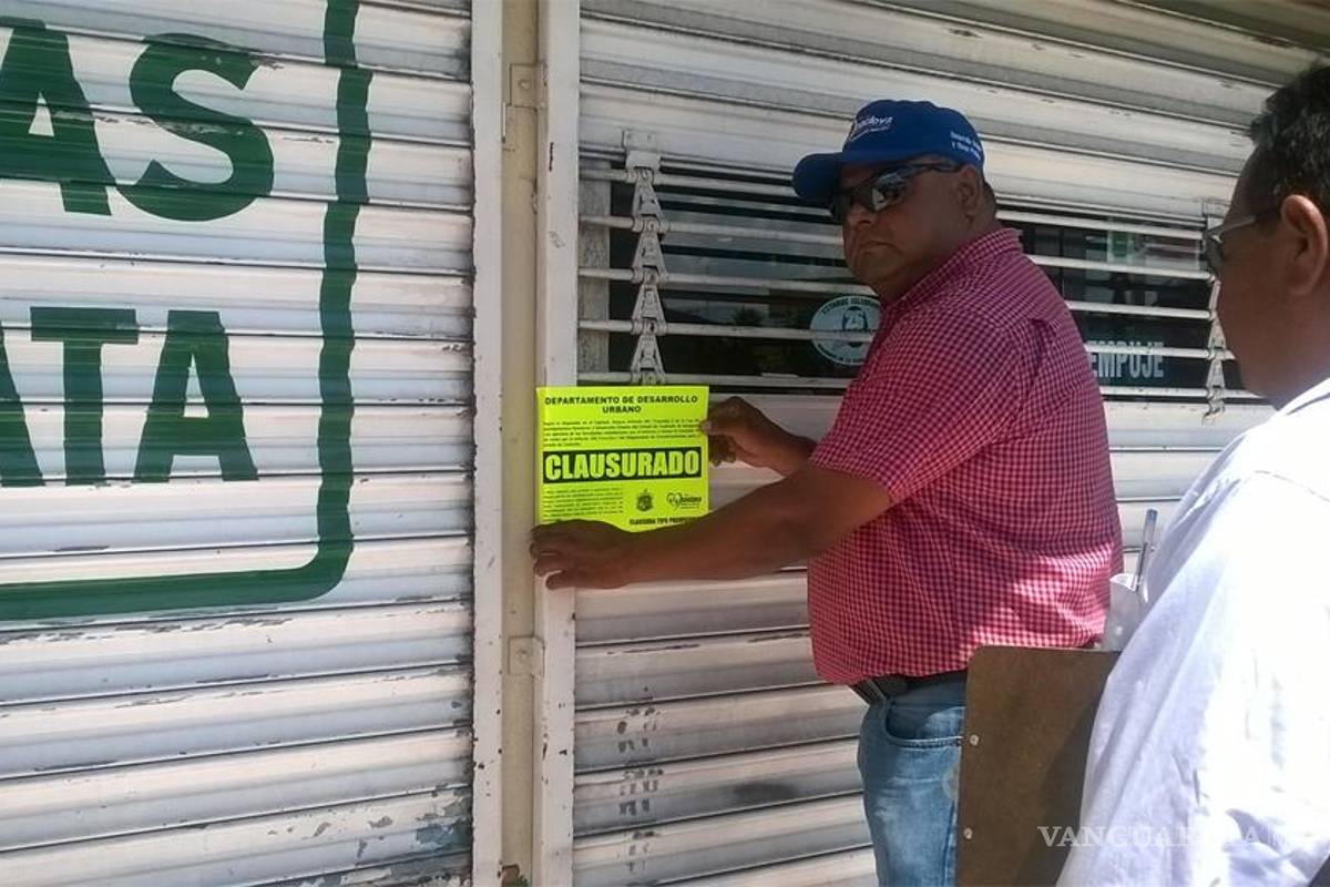 Clausuran casa de empeño en Monclova