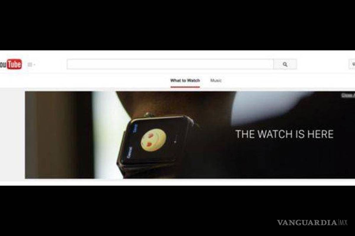 Apple promocionó su smartwatch en portada de YouTube