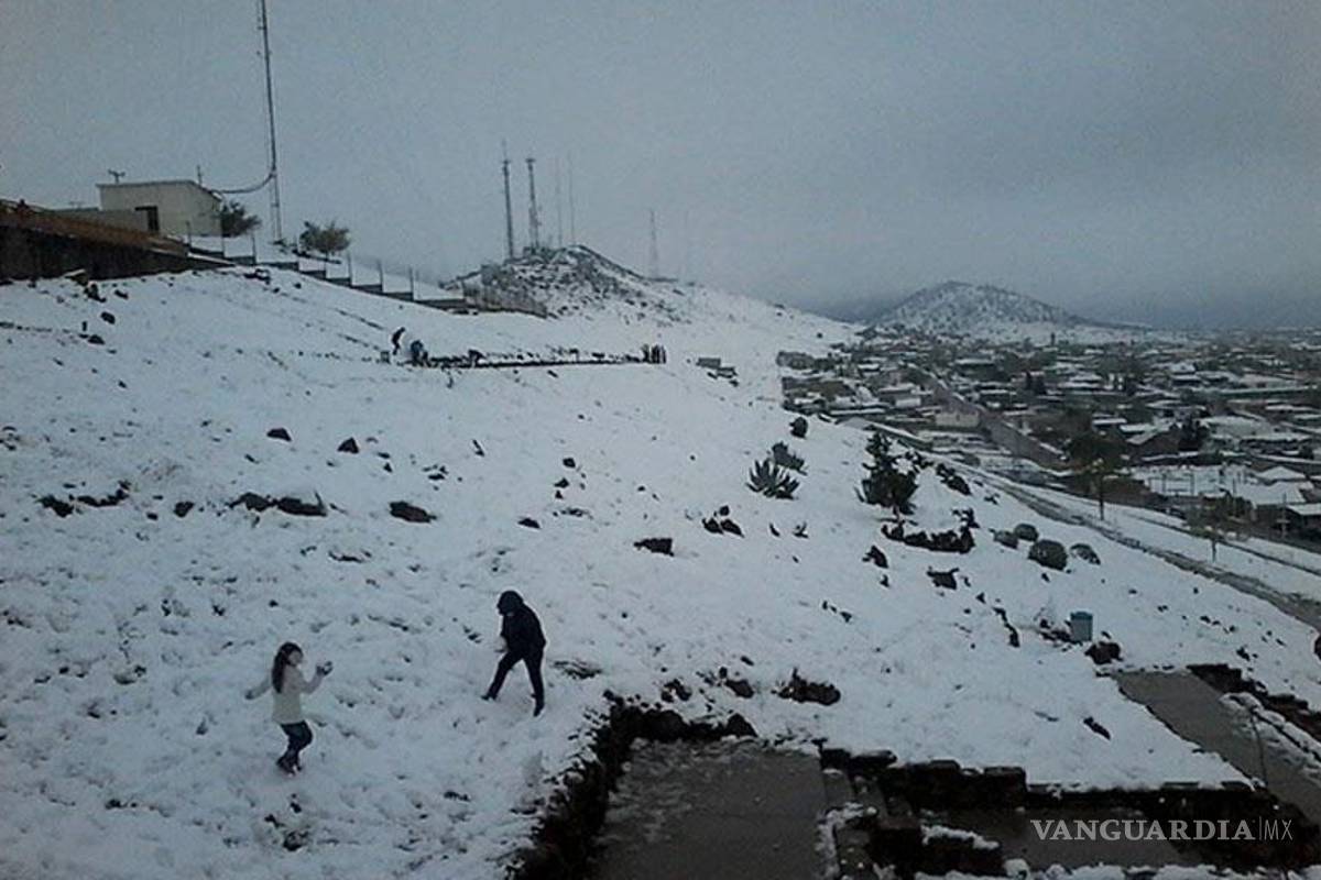 Se prevé caída de nieve en zonas montañosas de Chihuahua, Coahuila y Durango