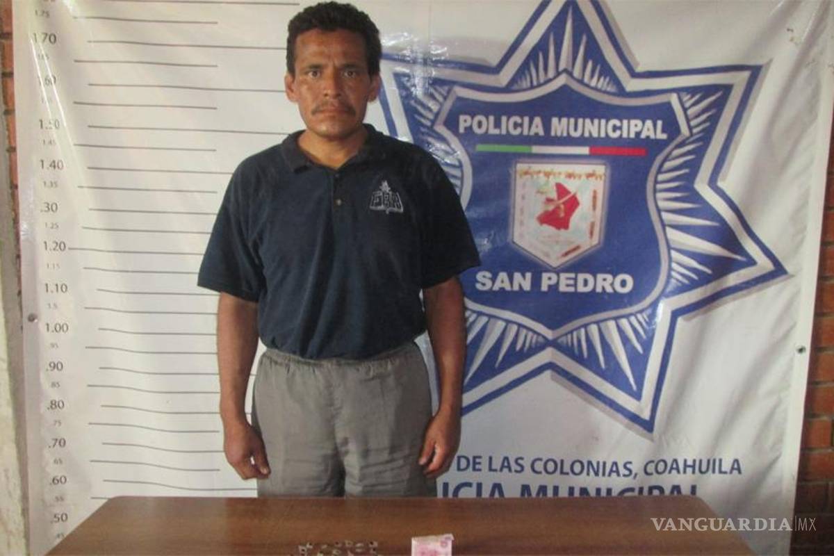 Por vender droga lo detienen en San Pedro, Coahuila