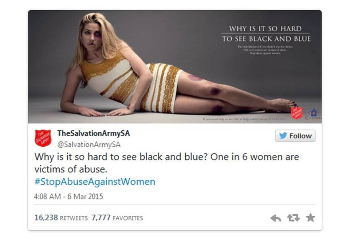 Lanzan campaña contra violencia doméstica usando #TheDress