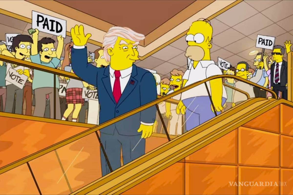 'Los Simpsons' predicen que Trump será presidente de EU