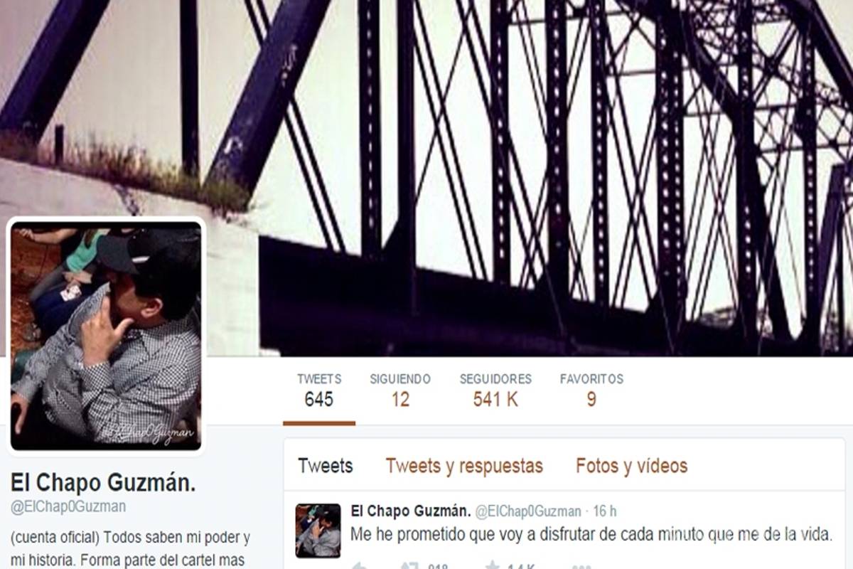 Cuenta 'oficial' de Twitter del Chapo Guzmán actualiza foto