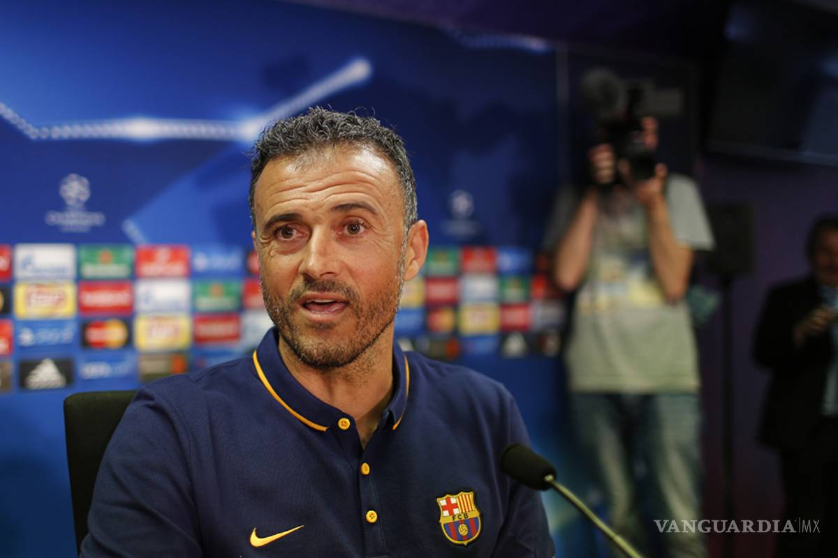 Luis Enrique admite que en el Barcelona, Messi es insustituible