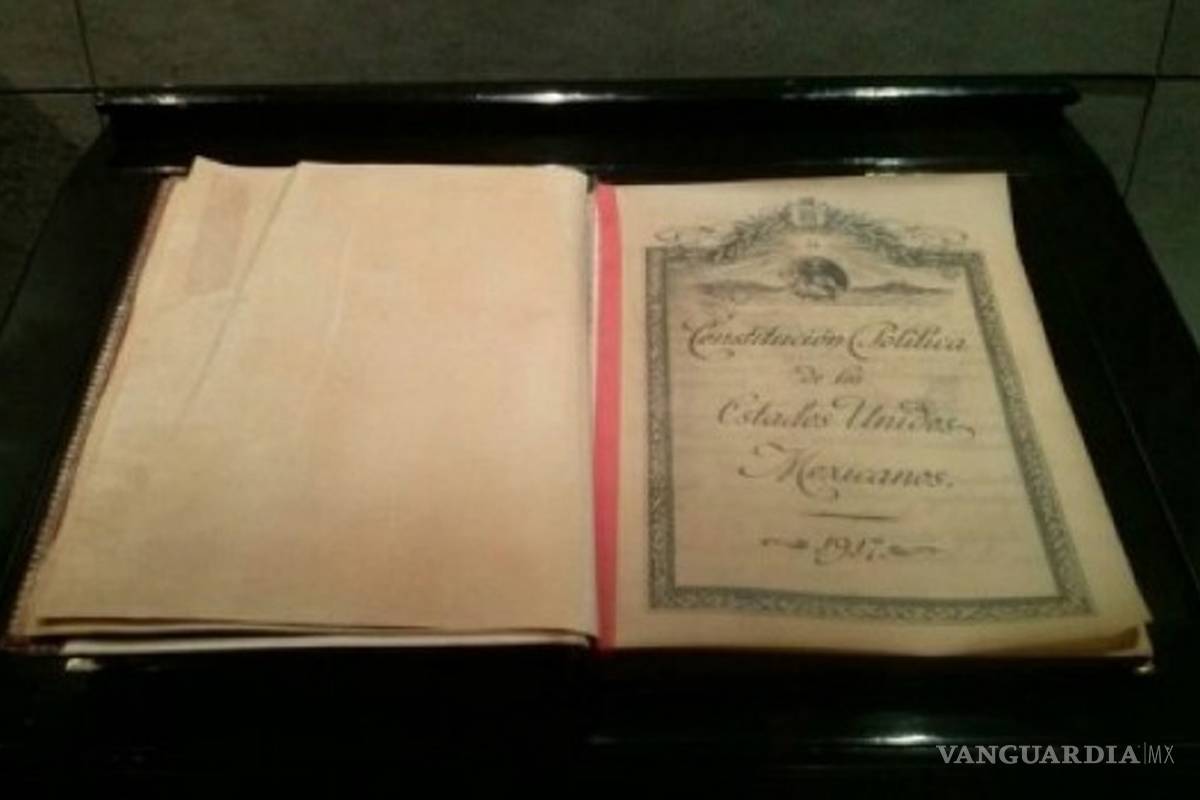 Cámara de Diputados exhibirá Carta Magna original por 98 Aniversario de Constitución